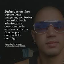 Defecto» de Mared Guerra y el vínculo artístico-metafísico con Yancarlos  Perugorría
