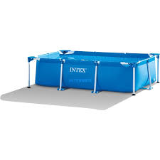 Intex Family Frame Pool 300 X 200 X 75cm Schwimmbad Blau
