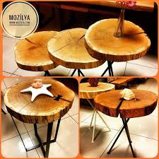 Mozilya Gonca Dogal Ahsap Kutuk Orta Sehpa Mozilya Natural Wood Coffee Table Mobilya Ahsap Isleri Tasarim