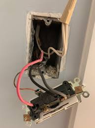 The white wire (neutral) can be capped and left in. Re Wiring A Lightswitch Home Improvement Stack Exchange