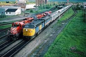 Via Mlw At Thunder Bay Undated Train Railroad Photography Via Rail
