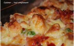 Recette Gratin De Pain Perdu Chorizo Poivron Comte En Video