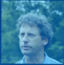 Robert Brawley (painting professor, University of Kansas), back deck, Kren  home, Tatarrax Drive, Manhattan, Kansas, October 27, 1987