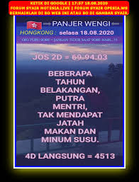 1 New Message Kode Syair Hongkong 18 Agustus 2020 Forum Syair Togel Hongkong Singapura Sydney
