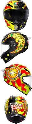In his first season in the 500cc premier grand prix class, valentino carried over his popular sun and moon design that he wore when he claimed the 250cc world title. 1 599 95 Agv Pista Gp R Limited Edition Valentino Rossi 1095290 Valentino Rossi Helmet Valentino