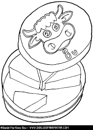 Krem Peynir Boyama Boyama Sayfalari Urunler Okul Oncesi