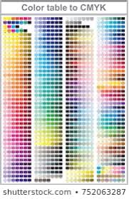 Pantone Colour Chart Stock Vectors Images Vector Art