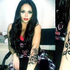 1)'music is the strongest form of magic' on her right arm. I M Not Changing For Any Haters Little Mix S Jesy Nelson Debuts Massive Skull Tattoo Daily Star