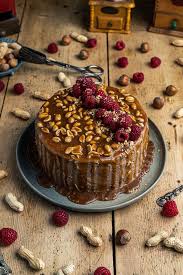 Verzieren können sie ihn anschließend mit einer zitronenglasur und himbeeren. Im Tortenhimmel Schoko Erdnuss Torte Mit Himbeeren Leckere Torten Kuchen Und Torten Rezepte Kuchen Und Torten