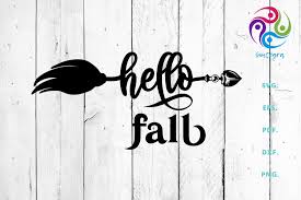 Download Hello Fall Saying Svg Cut File Broom Graphic By Sintegra Creative Fabrica PSD Mockup Templates