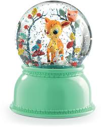 Snow Globe Night Light Fawn Djeco