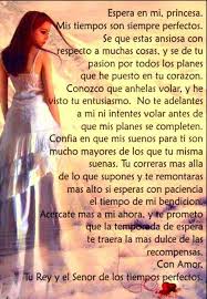 Espera En Dios Y Acercate Mas A El 3 3 3 Mujer Guerrera De Dios Mujer De Dios Mensaje De Dios