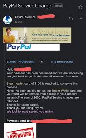 Check spelling or type a new query. Paypal Service Charge With Steam Wallet Card Paypal Community