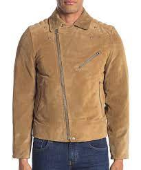 Find all cheap moto jacket clearance at dealsplus. Camel Brown Paul Suede Leather Moto Jacket For Mens