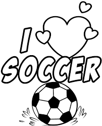 Download and print these soccer coloring pages for free. I Love Soccer Coloring Page Topcoloringpages Net