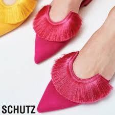 Schutz Shoes Nwot Schutz Brenle Flat Mule Aurora Pink