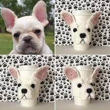 French Bulldog Crochet Pattern Crochet Coffee Cozy Cozy Etsy Crochet Dog Patterns Mug Cozy Pattern Crochet Dog