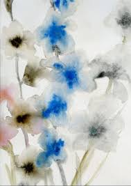 Ink, watercolor and pencil on paper, 28 x 20 1/2 inches. Lourdes Sanchez Contemporary Watercolor Art Watercolor And Ink Watercolor Flowers