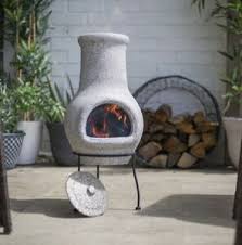 Superior mini hampshire clay chimney pot by superior clay corporation. La Hacienda Chiminea Wela Stone Clay Effect Log Burner Fire Pit Free Delivery Ebay