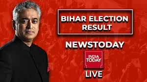 Bihar Election Result Live With Rajdeep Sardesai Newstoday Breaking News Live India Today Live Youtube