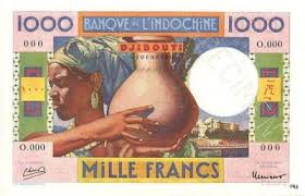Djibouti French Somaliland Currency 1000 Francs Banknote Of 1946 Bank Of Indochina Banque De L Indochine Djibouti Bank Notes Banknote Collection Djibouti