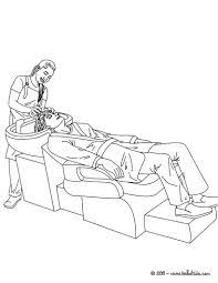 Hairdresser Coloring Page Amazing Way For Kids To Discover Job More Original Content On Hellokids Co Coloring For Kids Coloring Pages Coloring Pages For Kids