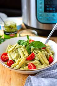 Easy Creamy Pesto Pasta Instant Pot Stovetop Recipe In 2020 Instant Pot Pasta Recipe Pressure Cooker Recipes Pasta Easy Instant Pot Recipes