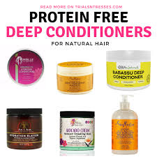 The best deep conditioner or conditioning mask for damaged, brittle, broken hair is going to be one that's got a ton of moisture, and a bit of protein. Protein Free Deep Conditioners For Natural Hair Millennial In Debt