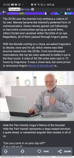 Hide The Pain Harold Wins The Imgur S Meme Of The Decade Beamazed