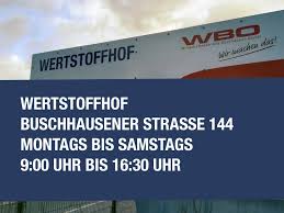 Ähnliche anbieter in der nähe auf der karte anzeigen. Wertstoffhof Und Gabelstrasse Zum Ravenhorst Wbo Wirtschaftsbetriebe Oberhausen