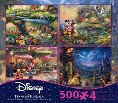 10 bids · ending mar 12 at 11:00am pst 5d 15h. Thomas Kinkade Disney Dreams 4 In 1 Puzzle Set Ceaco Com