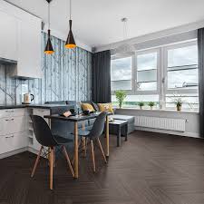 Choose from hundreds of beautiful luxury vinyl planks and engineered wood and stone floors to get the look that perfectly expresses what makes you, you. Herringbone Vinyl Click Flooring Ebony Luvanto At Floorbay