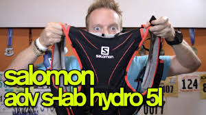 salomon advanced skin s lab hydro 5 set 5l hydration pack gingerrunner com review