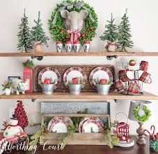 Christmas In My Farmhouse Breakfast Nook Worthing Court Christmas Kitchen Decor Christmas Decor Diy Farmhouse Christmas Decor