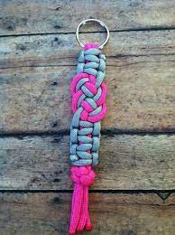 Make the loop as long as you want the paracord keychain to be, minus a 1 inch loop at the end. Forever Knot Paracord Paracord Bracelets Paracord Diy