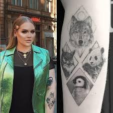 Sydney smith(@sydsmithhh12), alina | fineline tattoo artist(@bunami.ink), johnny dagger(@johnny.dagger), grandma_s0ph(@designsby_soph), sydney smith(@sydsmithhh12). 112 Celebrity Single Needle Tattoos Steal Her Style