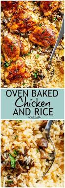 Oven Baked Chicken And Rice Cafe Delites Easy Chicken And Rice Baked Chicken Recipes Chicken Recipes