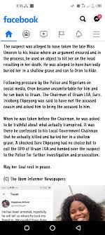 She was murdered and buried in a shallow grave in akwa ibom state, the icir understands. Hwmvx Zwb0uw0m