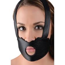 ct_product_cat%% - Dildo Face Harness - Purple Passion