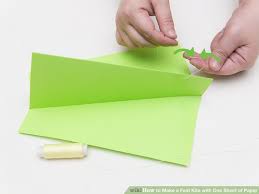 3 Ways To Make A Fast Kite With One Sheet Of Paper Wikihow