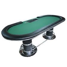 96 10 Players Texas Hold Em Poker Table Green With Chip Tray Drop Box By Ids 538 00 Seating For 9 Persons Texas Holdem Stainless Steel Disc Poker Table