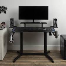 Symple Stuff Johnathan Computer Desk Reviews Wayfair Gaming Desk Gaming Computer Desk Height Adjustable Office Desk