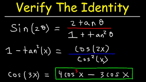Verifying Trigonometric Identities With Double Angle Formulas Youtube