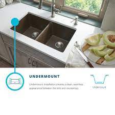 When you buy a elkay quartz classic 33 l x 22 w double basin undermount kitchen sink online from wayfair, we make it as easy as possible for you to find out when your product will be delivered. Elkay Quartz Classic Elghu3322rbs0 Black Shale Offset 60 40 Double Bowl Undermount Kitchen Sink With Aqua Divide Double Bowl Kitchen Fixtures Fcteutonia05 De