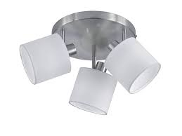 Deckenstrahler 3 Flammig Schwenkbar Mit Stoff Lampenschirm In Weiss Wandstrahler Kaufen Bei Setpoint Deutschland Gmbh