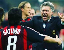 Gennaro Gattuso Carlo Ancelotti Gattuso Gennarogattuso Ancelotti Carloancelotti Acmilan Championsleague Italy Calcio Soccer Fo Calcio Football Soca