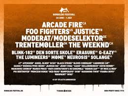 Headline performers are listed in boldface. Roskilde Festival 2017 24 06 2017 8 Days Roskilde Denmark Concerts Metal Calendar