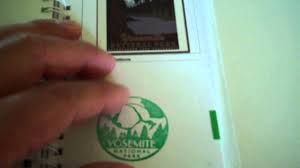 Each park has stamps to be used in the book. National Park Passport Booklet And Cancellation Stamps Youtube