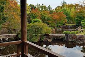 Koko En Garden Pavilion View Point House Landscape Garden Pavilion Japanese Garden