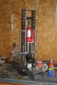 How To Build A Tube Bender Not Sure How Solid That Would Be But I Like The Design Metal Tools Homemade Tools Homemade Tube